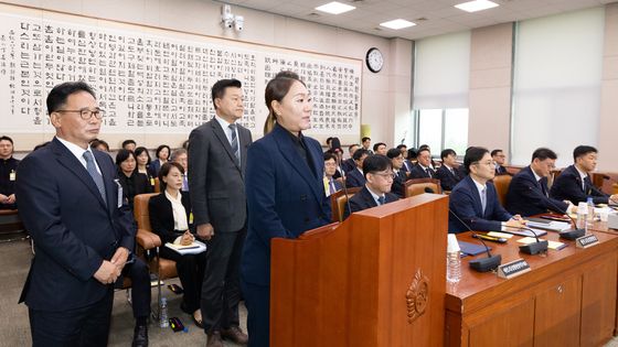 [국감] 법사위 국감 출석한 명태균 제보자 강혜경 씨