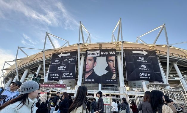 '오아시스 내한공연 보러 왔어요'