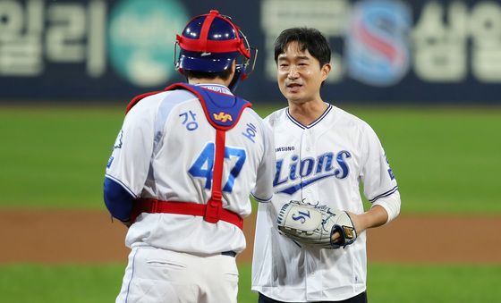 삼성 승리 기원하는 조우진
