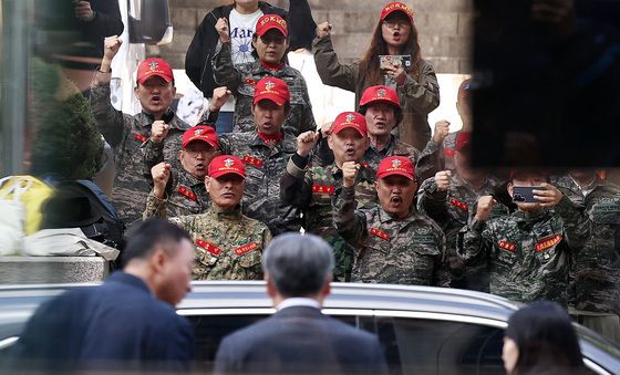이종섭 전 장관 구속 촉구하는 해병대 예비역 연대