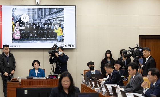 [국감] MBC 보도본부장 퇴장 조치 관련 발언하는 박정훈 의원