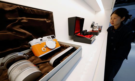 'Leica M Connect'에 전시된 한정판 카메라