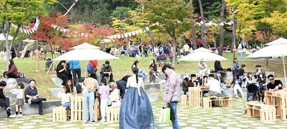 "김천 김밥 축제 놀러 오세요"