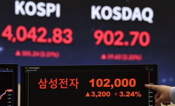 삼성전자 '10만' 달성