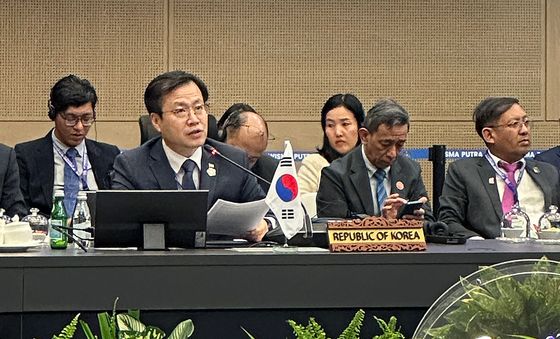 RCEP 정상회의 발언하는 여한구 통상교섭본부장