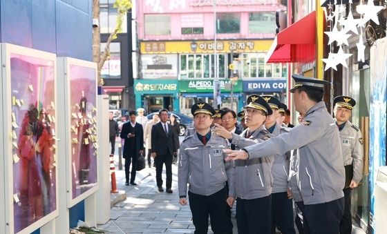 유재성 경찰청장 직무대행, 핼러윈 앞두고 이태원 일대 점검
