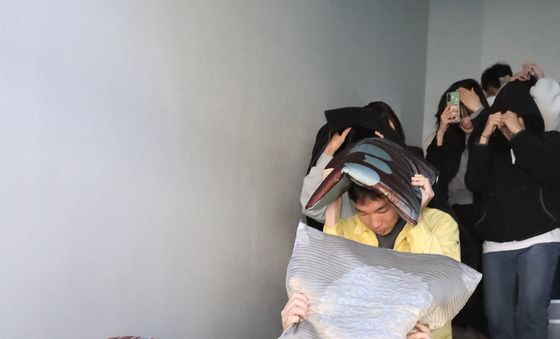 대구 달서구, 지진 대피 훈련