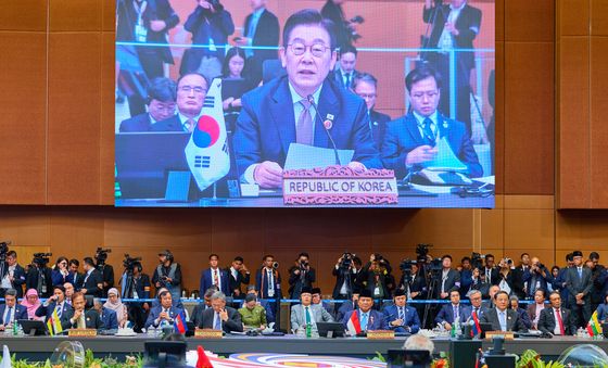 한-아세안 정상회의 발언하는 이재명 대통령