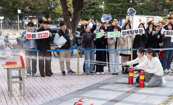 롯데월드, '2025 소방경진대회' 진행