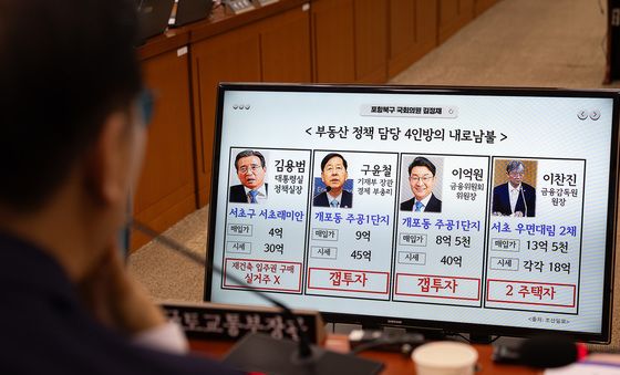 [국감]고위공직자 부동산 현황 바라보는 김윤덕 장관