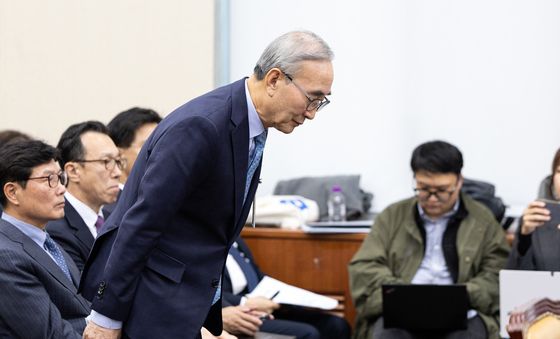 [국감] 국정감사 출석한 김영섭 KT 대표