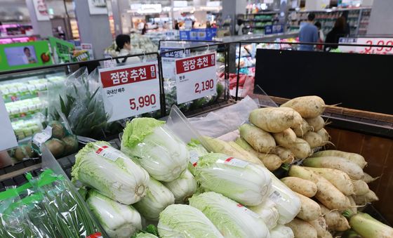 한숨 돌린 김장물가