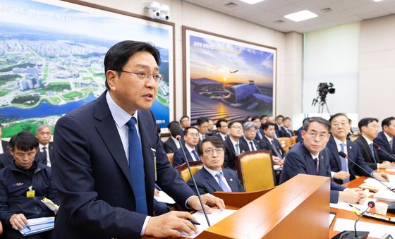 [국감] 답변하는 김정훈 SK에코플랜트 부사장