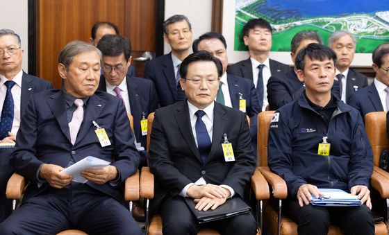 [국감] 국정감사 출석한 김이배 제주항공 대표