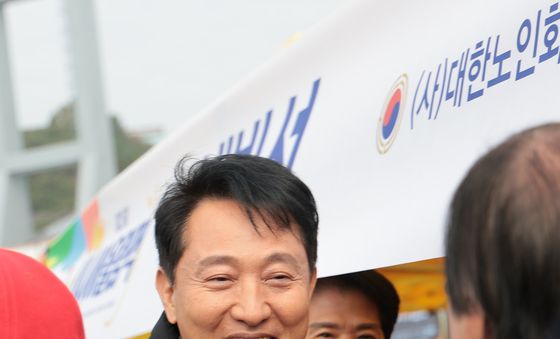 인사 나누는 오세훈 시장