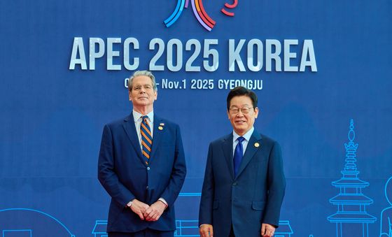 이재명 대통령, 스콧 베선트 미국 재무장관 영접