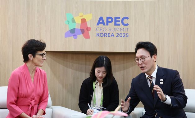 김민석 총리, 씨티그룹 CEO 접견