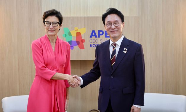 김민석 총리, 씨티그룹 CEO 접견