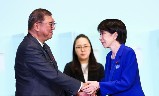 日 자민당 새 총재에 다카이치 당선