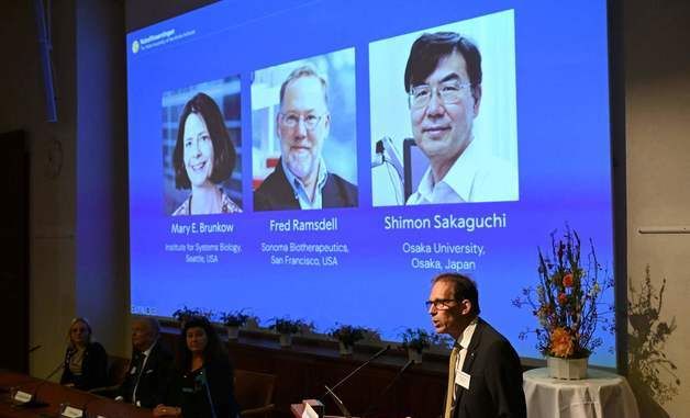 [포토]노벨 생리의학상 영예의 3인