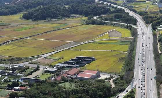 귀경차량 몰리는 서해안고속도로