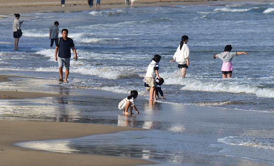 추석 연휴 마지막, 즐거운 물놀이