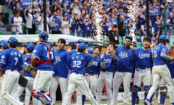 삼성, 원정서 5대2 승리