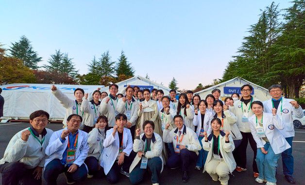 APEC 응급의료 행정본부 찾은 김혜경 여사