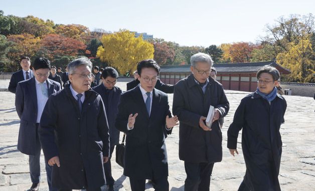 김민석 총리 종묘 건물 관련 현장 방문