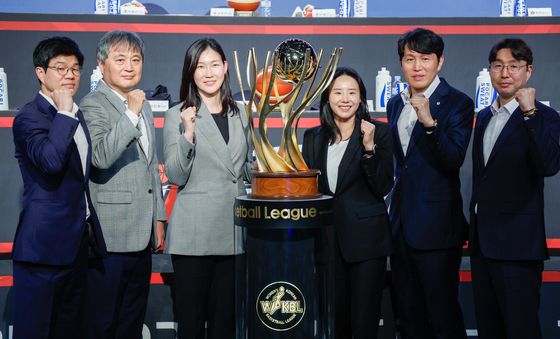 여자프로농구 '파이팅'