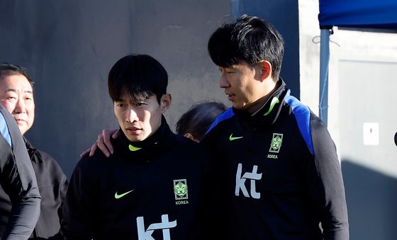 LAFC 선배 김문환 만난 손흥민