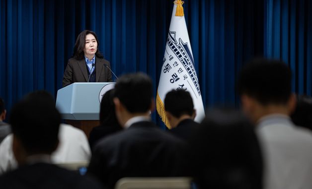 강유정 대변인, 국무회의 결정 관련 브리핑