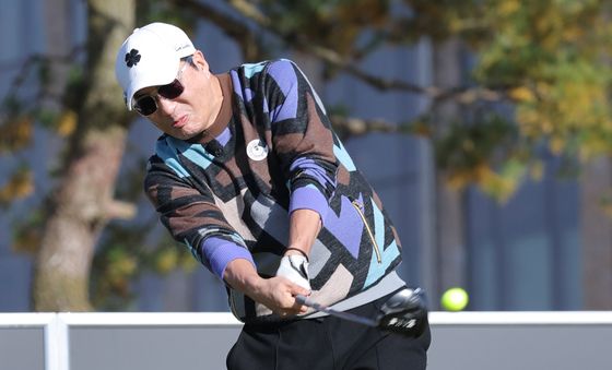 하도권, 티샷이 내 맘 같지 않아