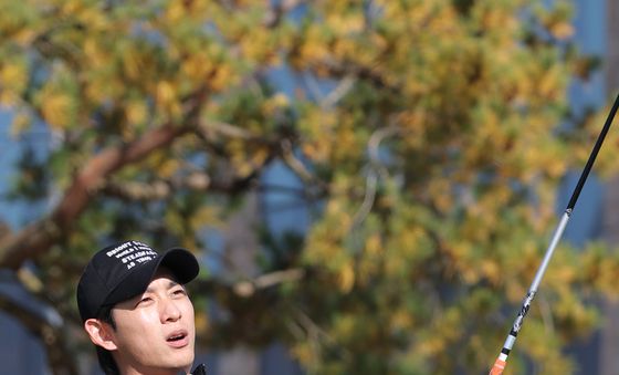 이정후, 골프채도 빠던