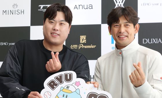 오지호, 류현진 재단 자선골프대회 참가