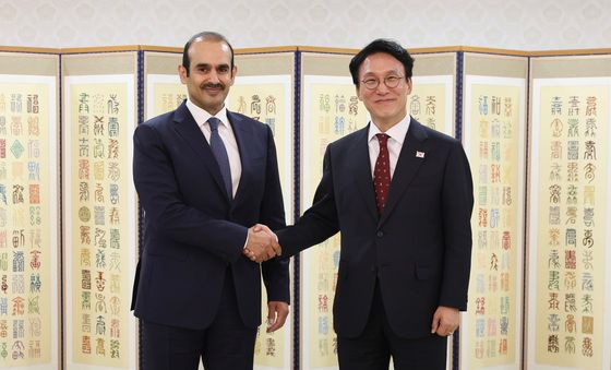 김민석 국무총리, 카타르 에너지 담당 국무장관 접견