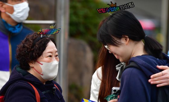 대학수학능력시험, 제자 응원하는 교사