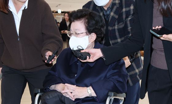 김건희 특검 출석하는 이배용 전 국가교육위원장