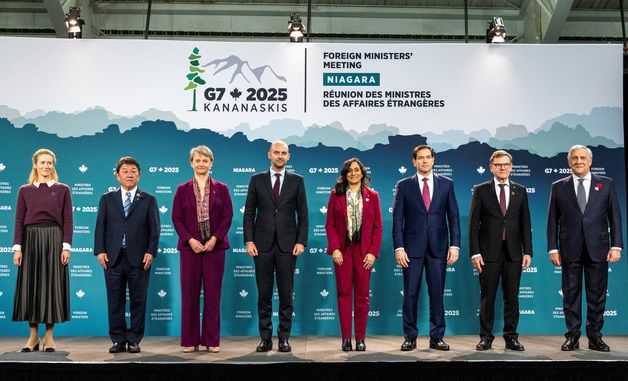 [포토] 캐나다에 모인 G7 외교장관