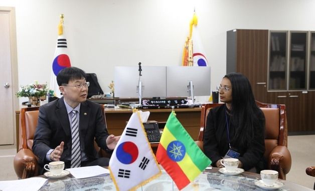안형준 국가데이터처장, 에티오피아 통계청 부청장 면담
