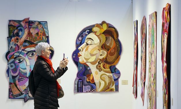 '퀼트로 만든 예술의 세계'