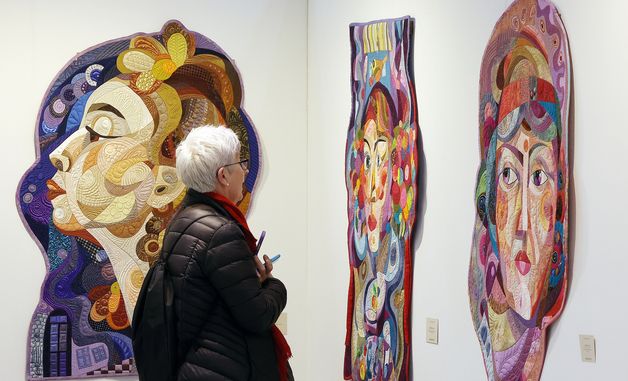 '퀼트 작품이 한 자리에'