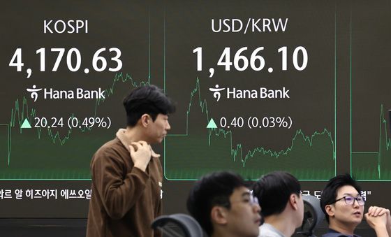 코스피, 0.49% 상승한 4170.63