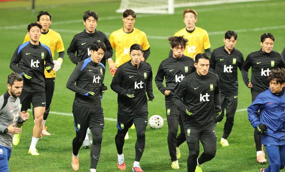 홍명보호, 볼리비아 친선경기 앞두고 구슬땀