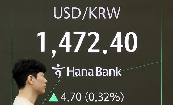 1472원대 보이는 환율