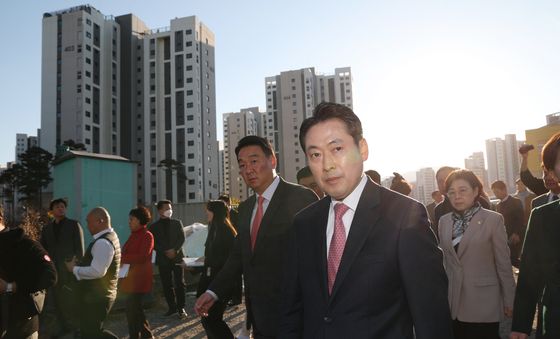 대장동 방문한 장동혁 대표