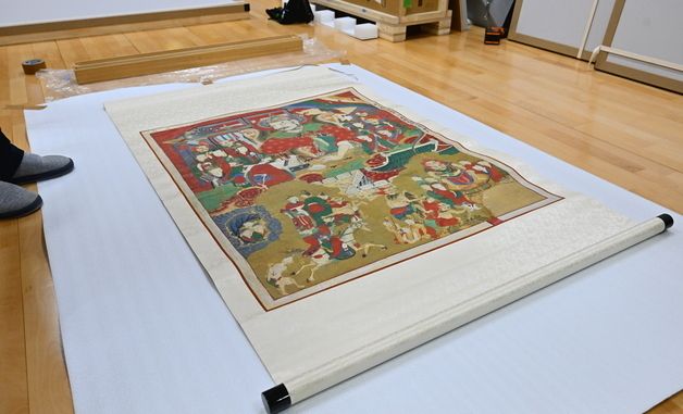 불교 사후세계관 담은 명화 신흥사 \'시왕도\'