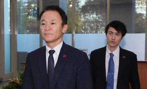 외교부로 초치되는 마츠오 히로타카 주한일본대사관 총괄공사