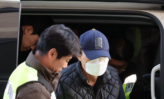 영장실질심사 향하는 부천제일시장 사고 운전자