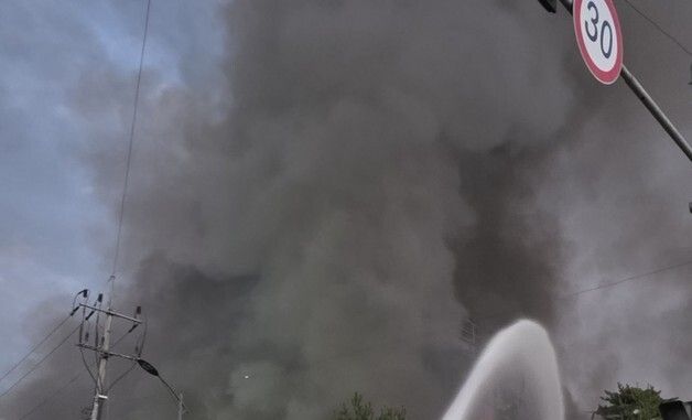 울산에서 동원된 대용량 방사포